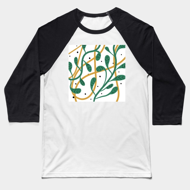 Vine Baseball T-Shirt by ghjura